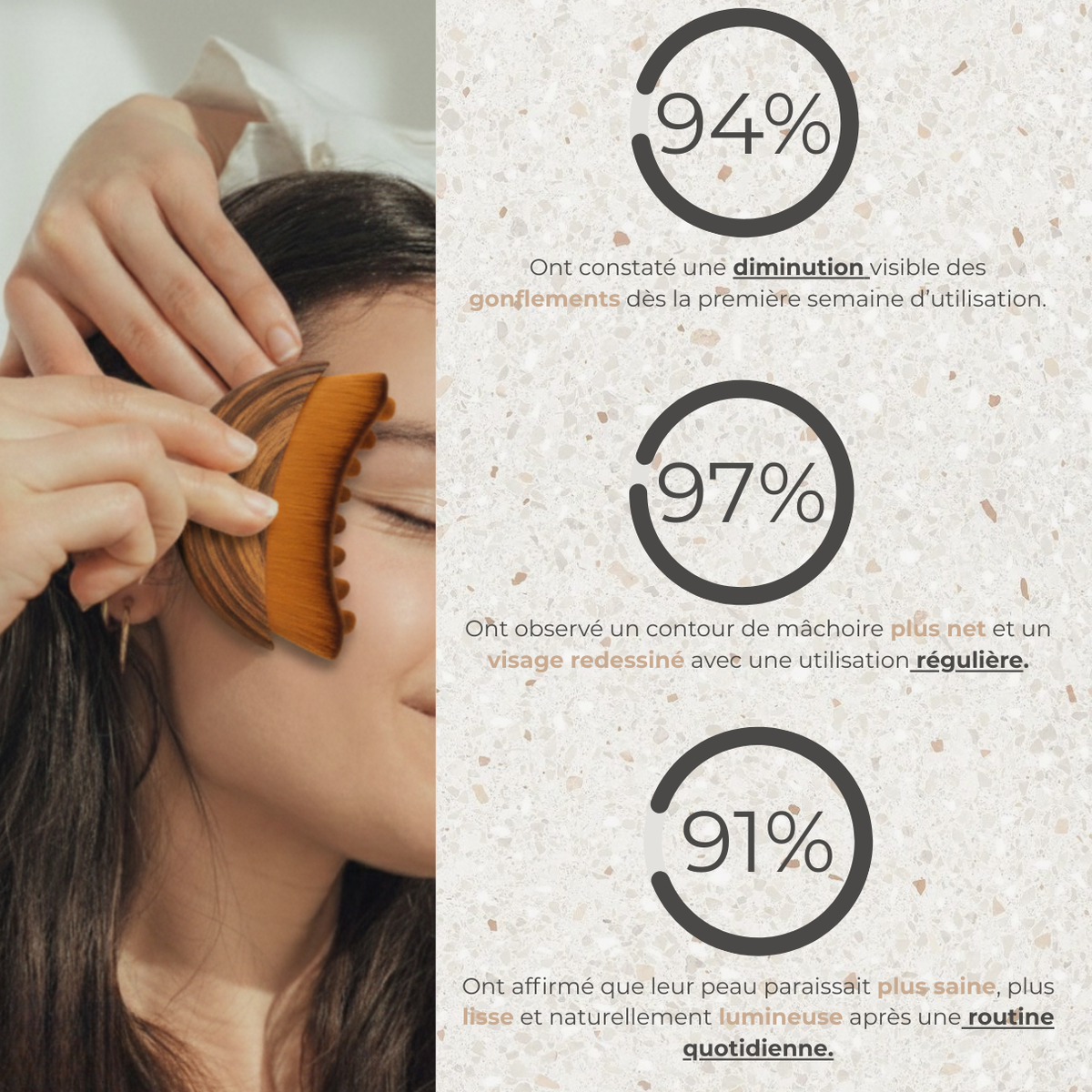 L'Expert Sculpt - Brosse de Drainage Lymphatique pour visage