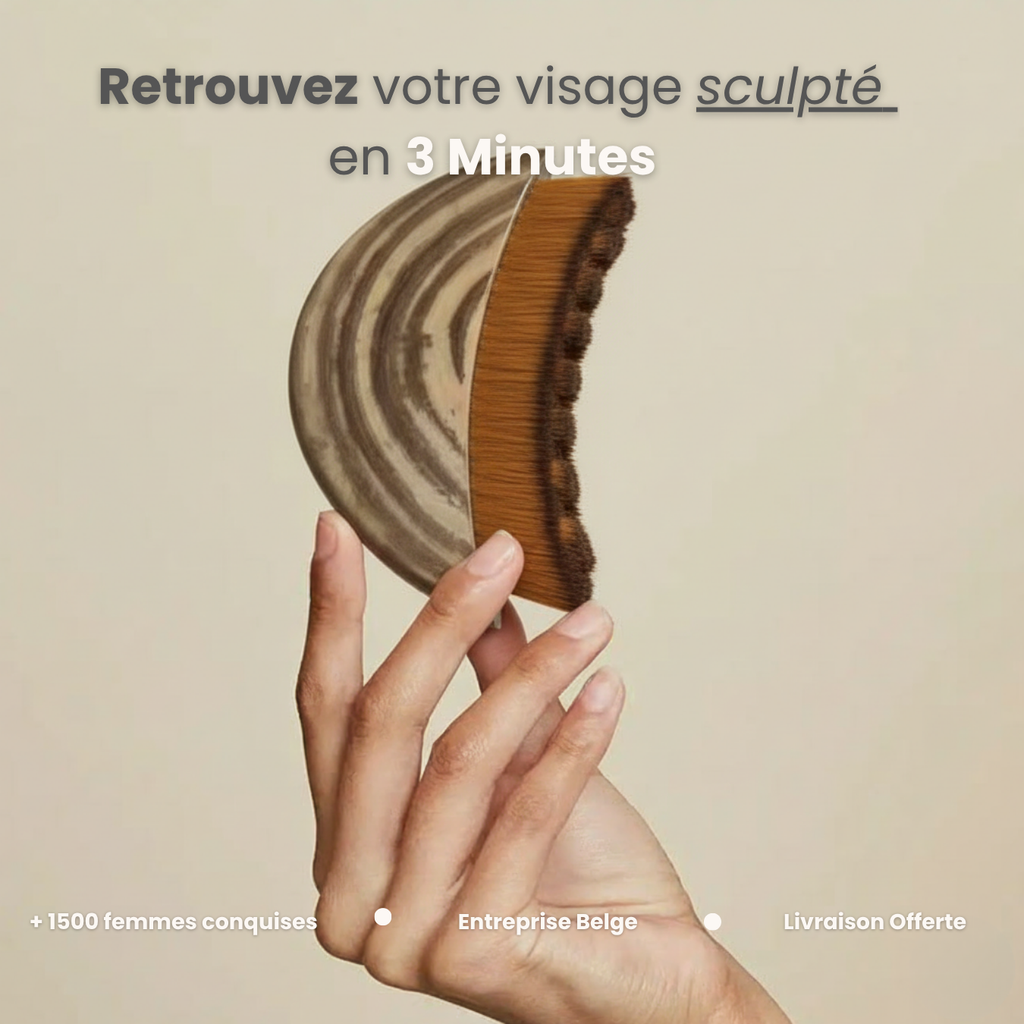 L'Expert Sculpt - Brosse de Drainage Lymphatique pour visage