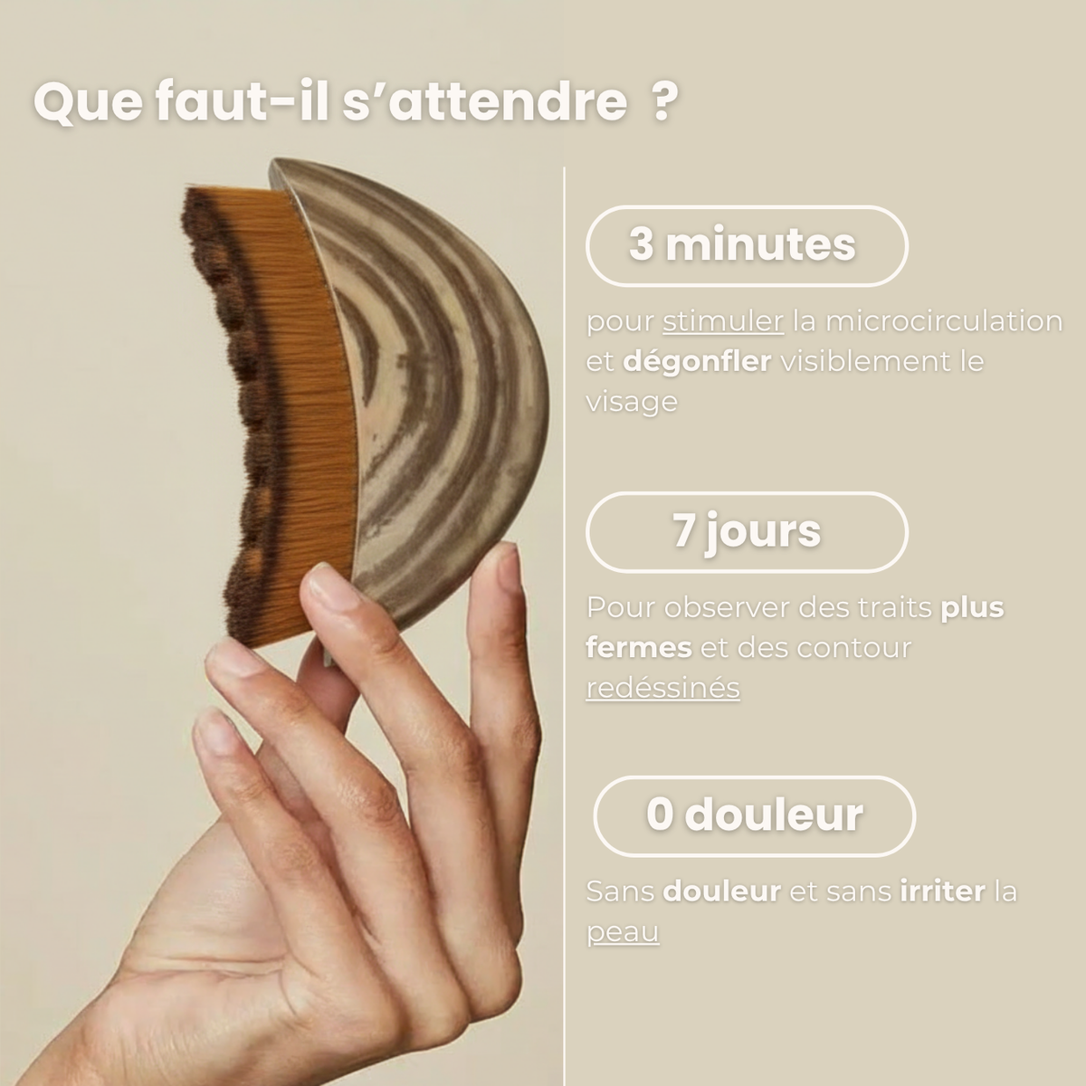 L'Expert Sculpt - Brosse de Drainage Lymphatique pour visage