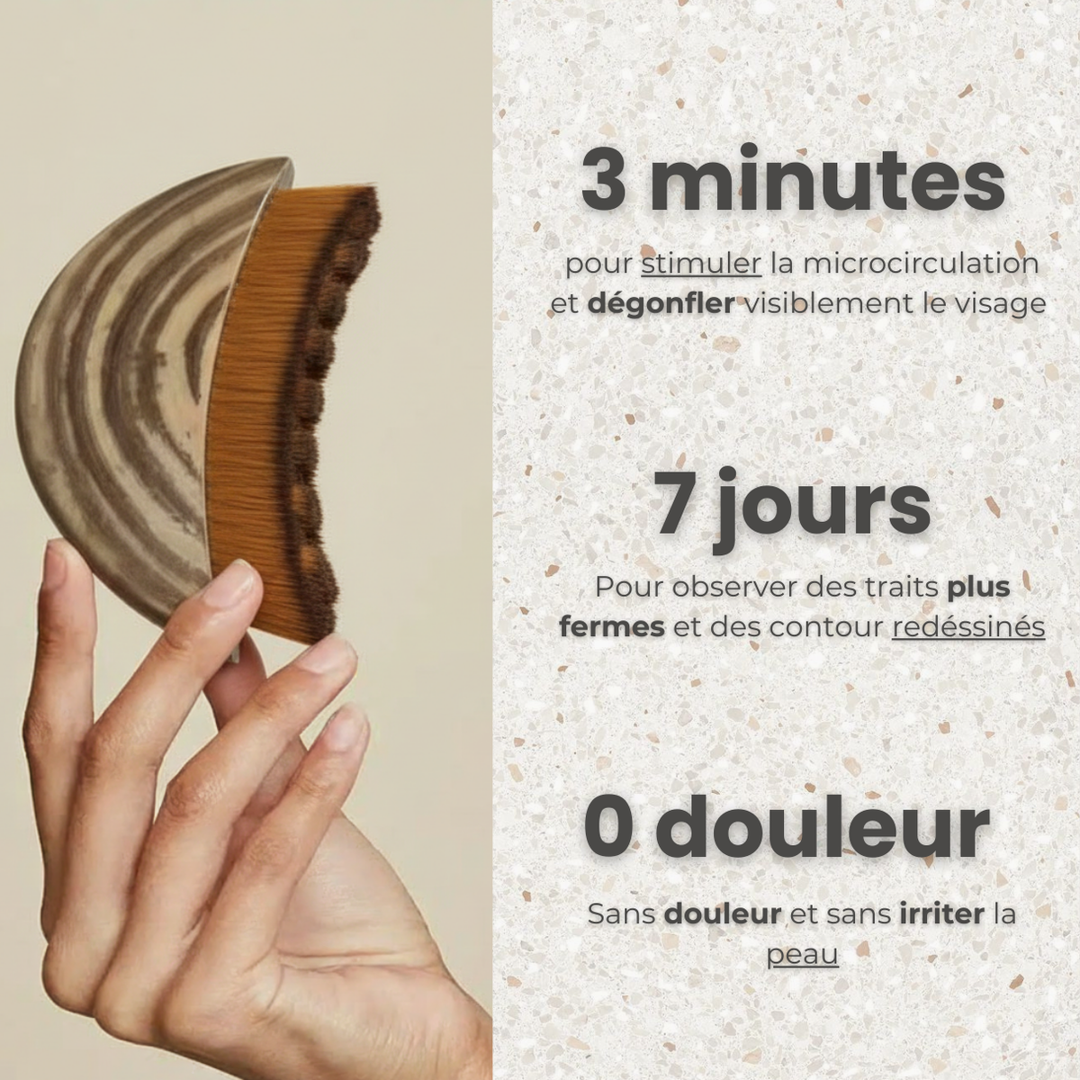 L'Expert Sculpt - Brosse de Drainage Lymphatique pour visage