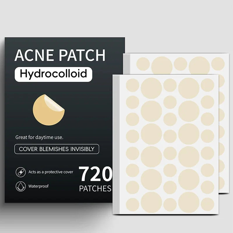 720pcs/set Professional Invisible Acne Pimple Patch Face Skin Care Repair Acne Healing Absorbing Spot Sticker For Men Women