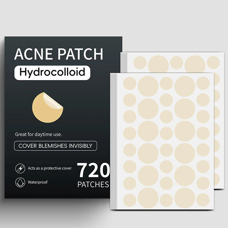 720pcs/set Professional Invisible Acne Pimple Patch Face Skin Care Repair Acne Healing Absorbing Spot Sticker For Men Women