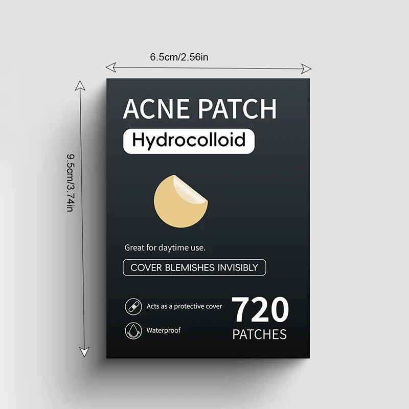 720pcs/set Professional Invisible Acne Pimple Patch Face Skin Care Repair Acne Healing Absorbing Spot Sticker For Men Women