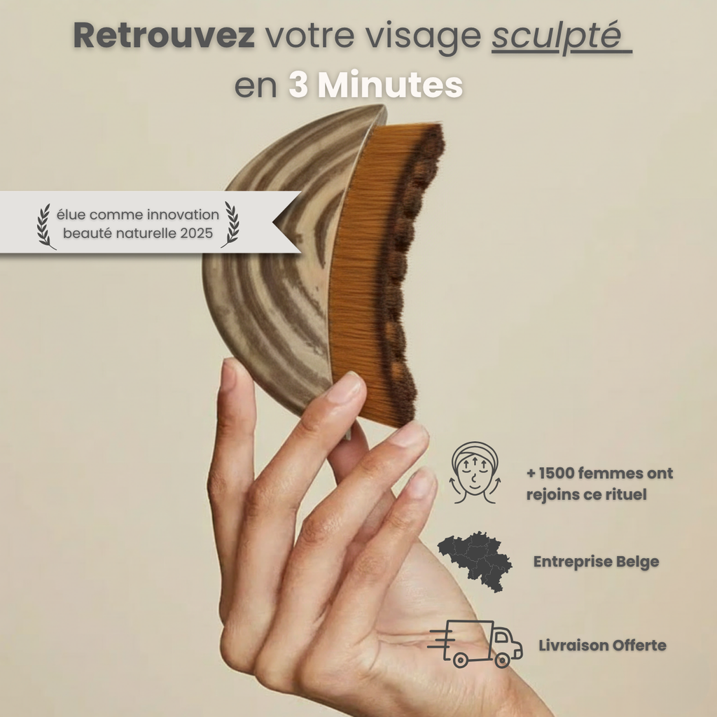 L'Expert Sculpt - Brosse de Drainage Lymphatique pour visage